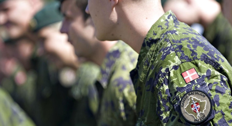Image of Danish military men